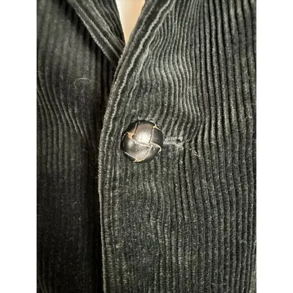 Vintage Polo Ralph Lauren Black Corduroy Blazer Men’s Size XL